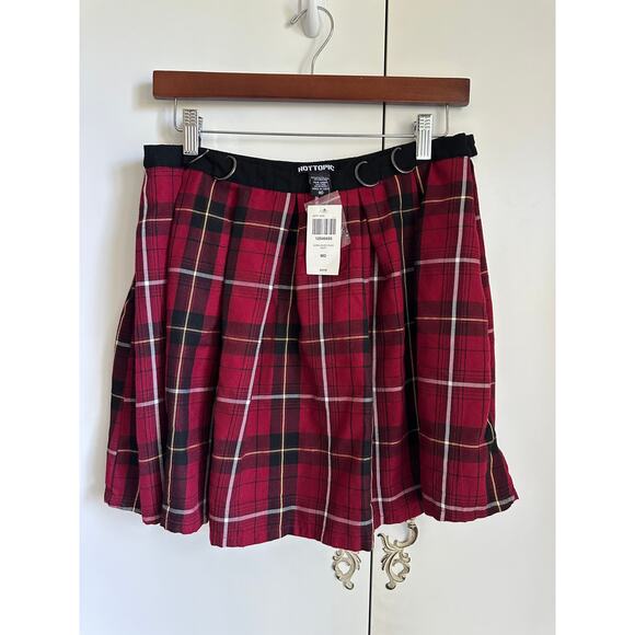 Hot Topic Plaid Skirt Size Medium Punk Goth Emo School Girl NWT - Picture 2 of 6